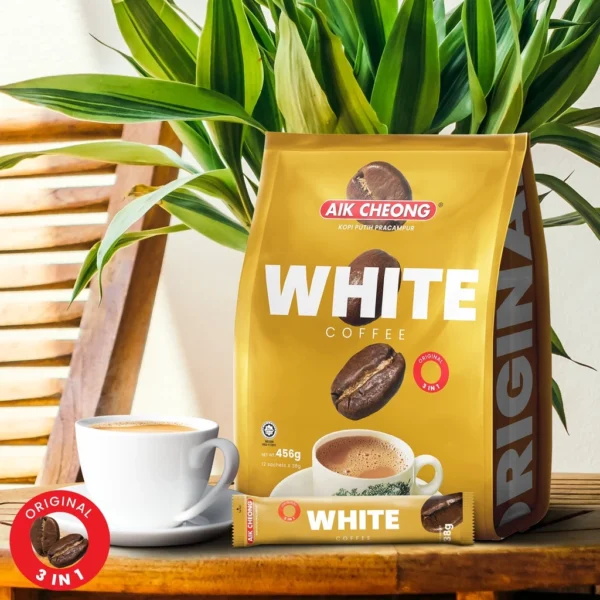 Aik Cheong White Coffee Original 456g 38g x 12 Sticks
