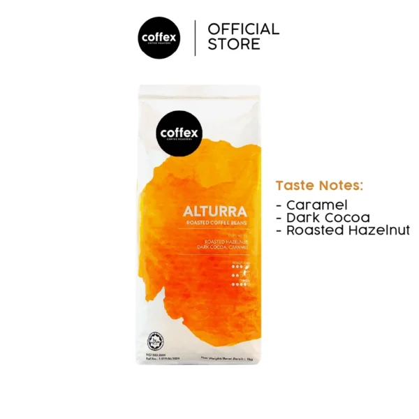 Coffex Alturra Blend 100 Arabica Whole Coffee Bean 250g 1kg