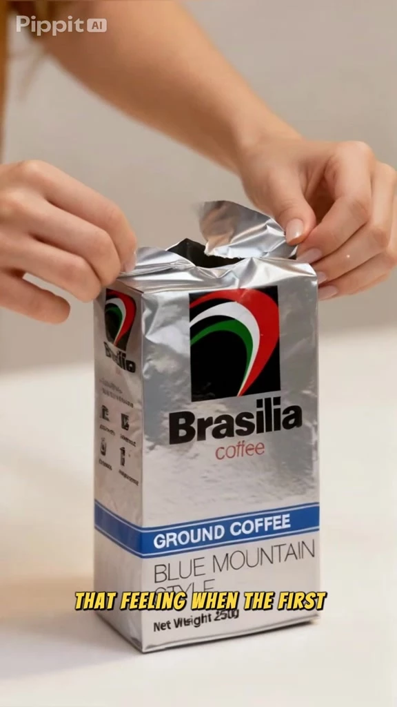 Brasilia Coffee Ground Brick Pack Blue Mountain 250g 100 Arabica Coffee Powder
