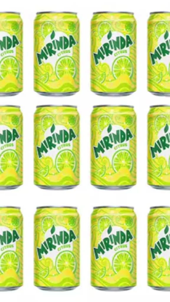 Mirinda Citrus Cans 320 ml soft drink bursting with bright citrus flavor 1 pcs