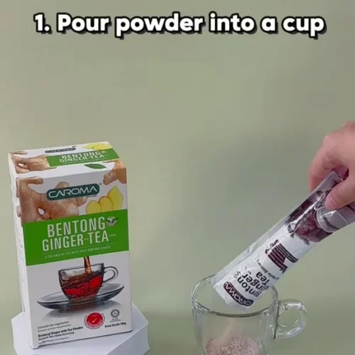 Serbuk Teh Halia Bentong 18g x 10 s x 2 Pek CAROMA Bentong Ginger with Tea Powder 18g x 10 s x 2 Packs