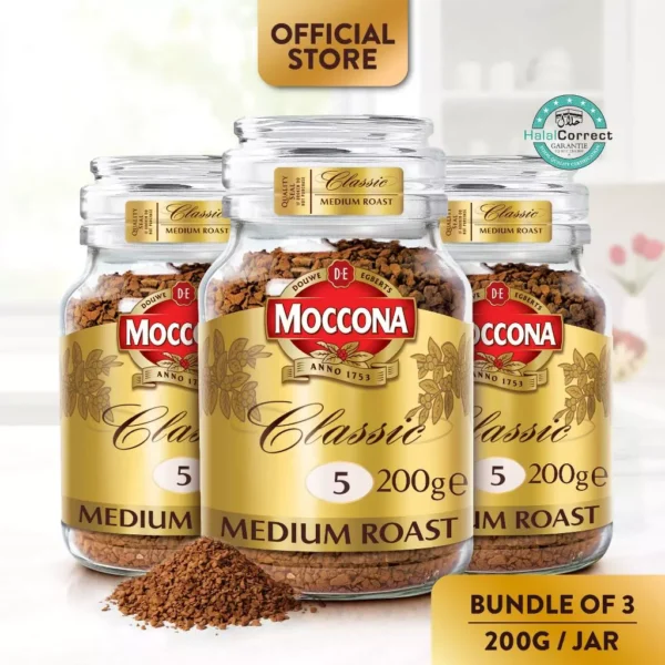 MOCCONA Freeze Dried Instant Coffee Jar 200g HALAL