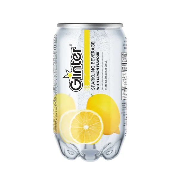 Glinter Mild Sparkling Water Carbonated Soft Drinks Random Flavour 350ml x 12 cans