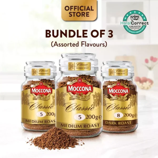 MOCCONA Freeze Dried Instant Coffee Jar 200g HALAL