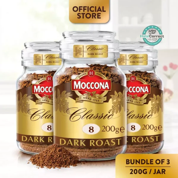 MOCCONA Freeze Dried Instant Coffee Jar 200g HALAL