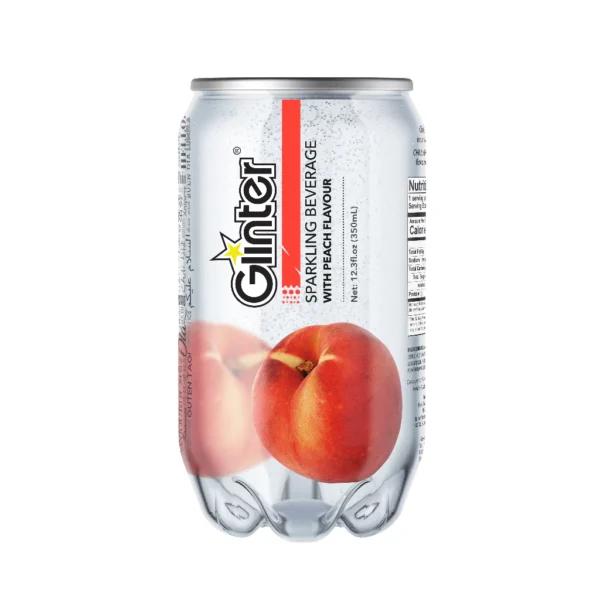 Glinter Mild Sparkling Water Carbonated Soft Drinks Random Flavour 350ml x 12 cans