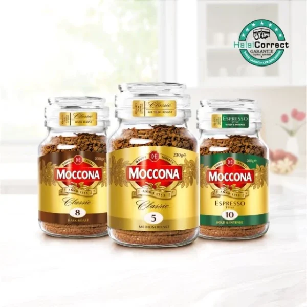 MOCCONA Freeze Dried Instant Coffee Jar 200g HALAL