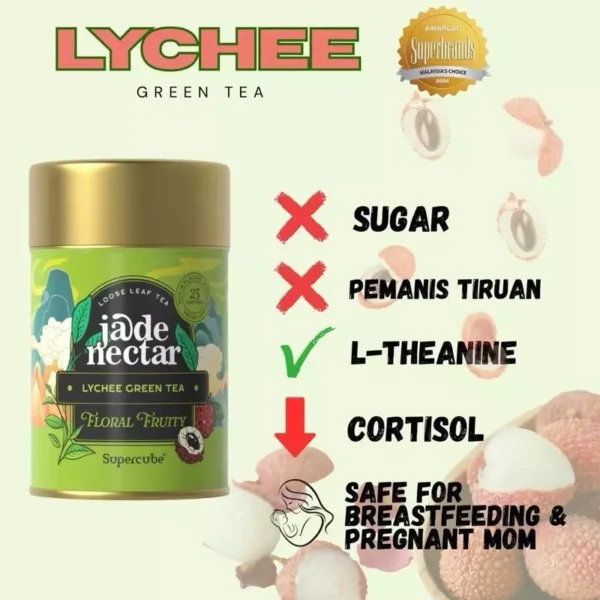 Supercube Lychee Green Tea