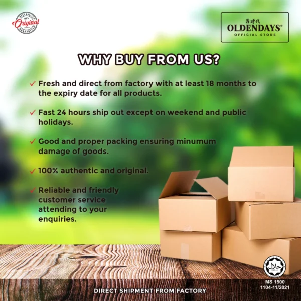 HOR KA SAI 400g From Factory Taiping