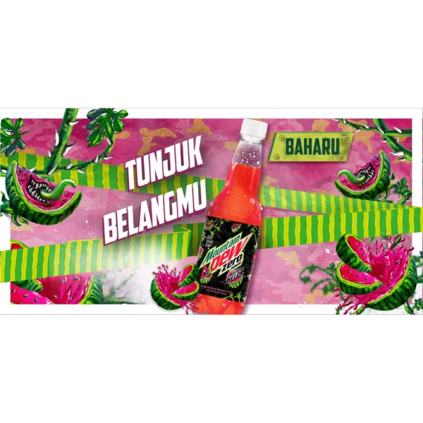 Mountain Dew 24 x 400ml Botol