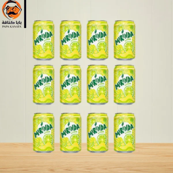 Mirinda Citrus Cans 320 ml soft drink bursting with bright citrus flavor 1 pcs