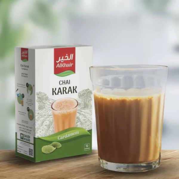 Chai Karak 12 sachet Tea Karak Ginger Cardamom Cardamom Sugar Free Ginger Sugar Free Adeni Tea Alkhair Teh Tarik Arab Premium
