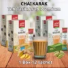 Chai Karak 12 sachet Tea Karak Ginger Cardamom Cardamom Sugar Free Ginger Sugar Free Adeni Tea Alkhair Teh Tarik Arab Premium