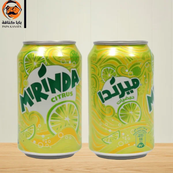 Mirinda Citrus Cans 320 ml soft drink bursting with bright citrus flavor 1 pcs