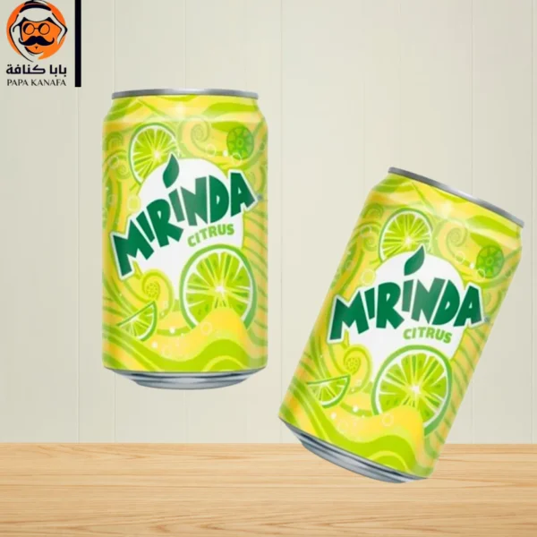 Mirinda Citrus Cans 320 ml soft drink bursting with bright citrus flavor 1 pcs