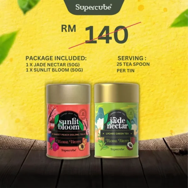 Supercube Lychee Green Tea