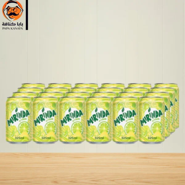 Mirinda Citrus Cans 320 ml soft drink bursting with bright citrus flavor 1 pcs