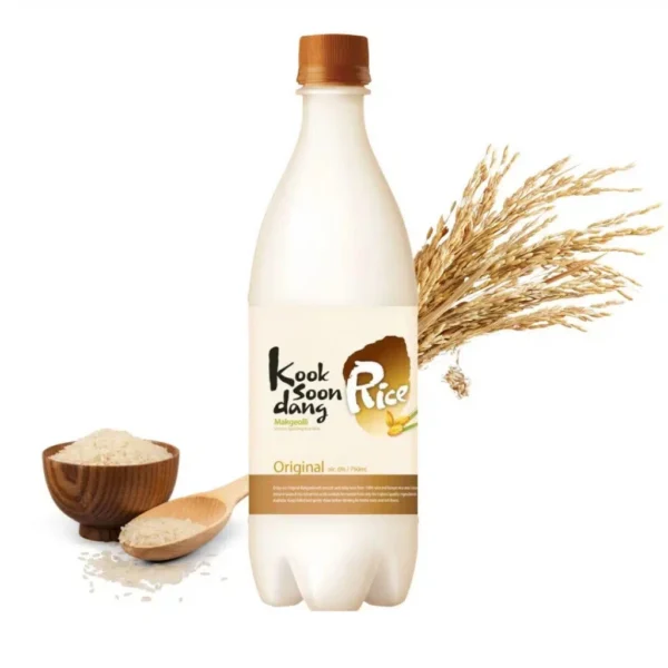 Kooksoondang Korean Rice Makgeolli Original Flavour 750ml x 2 Bottles