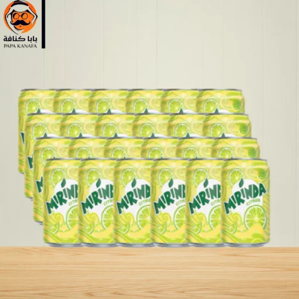 Mirinda Citrus Cans 320 ml soft drink bursting with bright citrus flavor 1 pcs