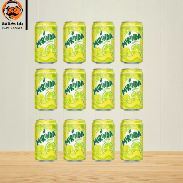 Mirinda Citrus Cans 320 ml soft drink bursting with bright citrus flavor 1 pcs