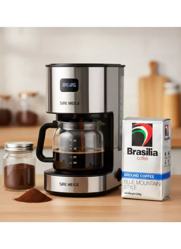 Brasilia Coffee Ground Brick Pack Blue Mountain 250g 100 Arabica Coffee Powder