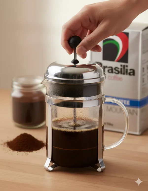 Brasilia Coffee Ground Brick Pack Blue Mountain 250g 100 Arabica Coffee Powder