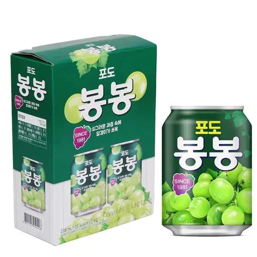 Haitai BonBon Grape Juice Drink 238ML x 12