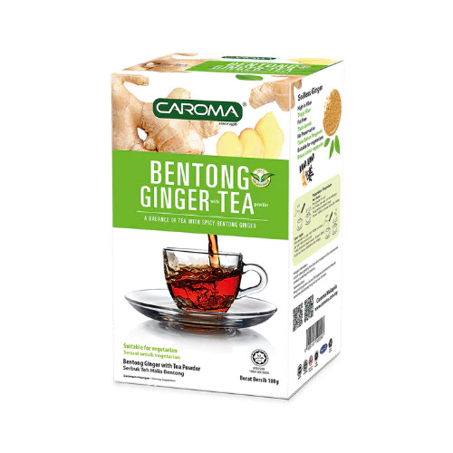 Serbuk Teh Halia Bentong 18g x 10 s x 2 Pek CAROMA Bentong Ginger with Tea Powder 18g x 10 s x 2 Packs