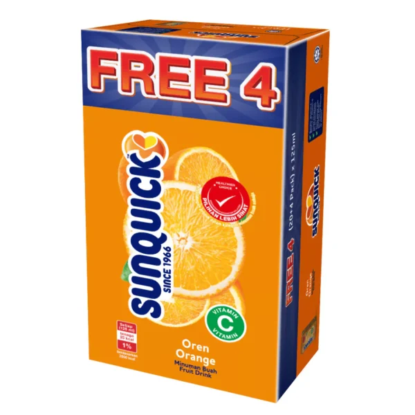 Sunquick Fruit Drink Orange 125 ml x 20s 4s