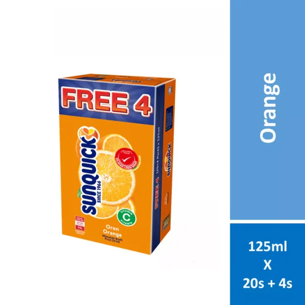 Sunquick Fruit Drink Orange 125 ml x 20s 4s